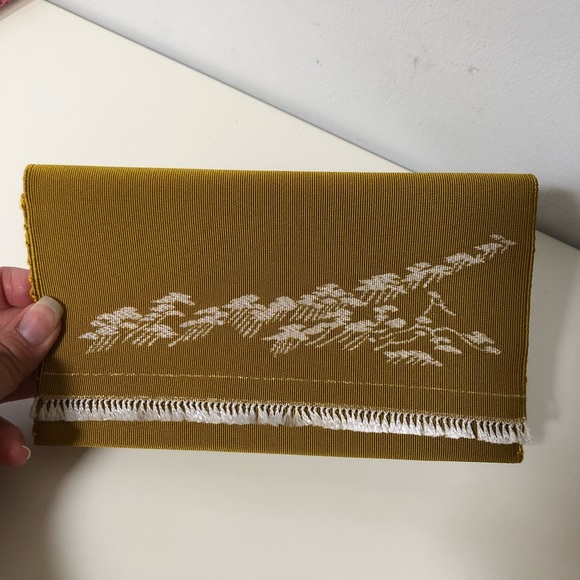 Vintage Handbags - New vintage Japanese obi fabric pouch